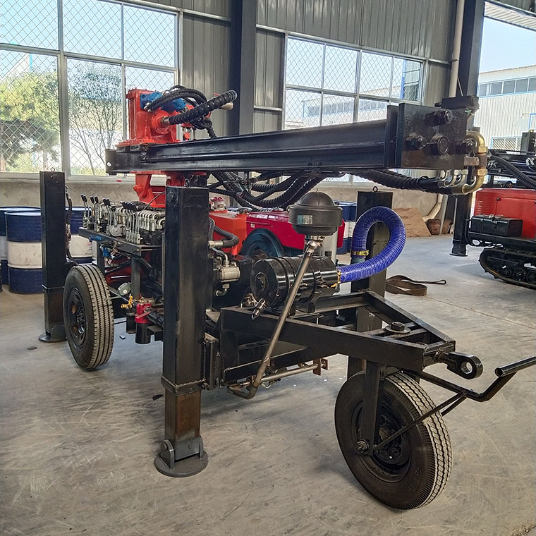 150 Meters DTH Pneumatic Air Drilling Rig For Water Well
